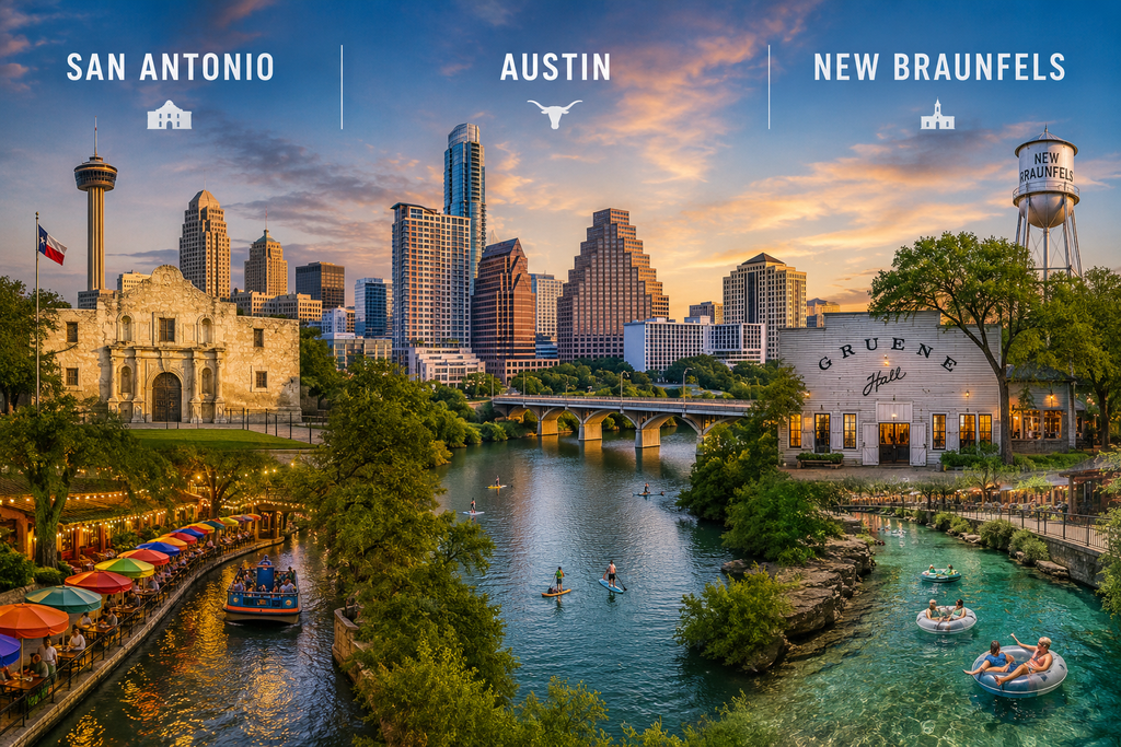 San Antonio Austin New Braunfels